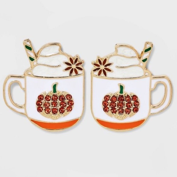 Sugarfix by BaubleBar 'Pumpkin to Talk About' Statement Earrings - Picture 1 of 5